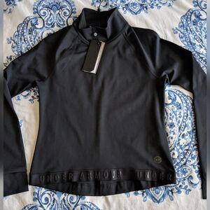 NWT Under Armour long sleeve Black top (S)